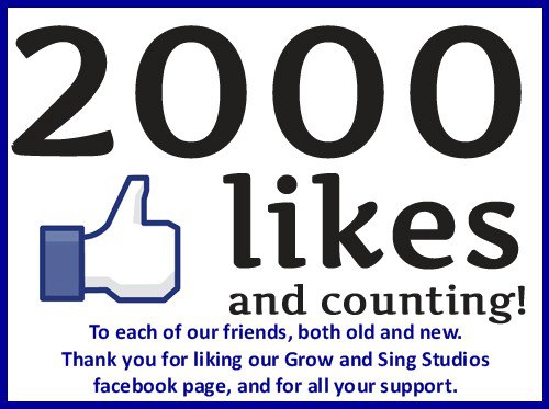 2000 likes and counting!