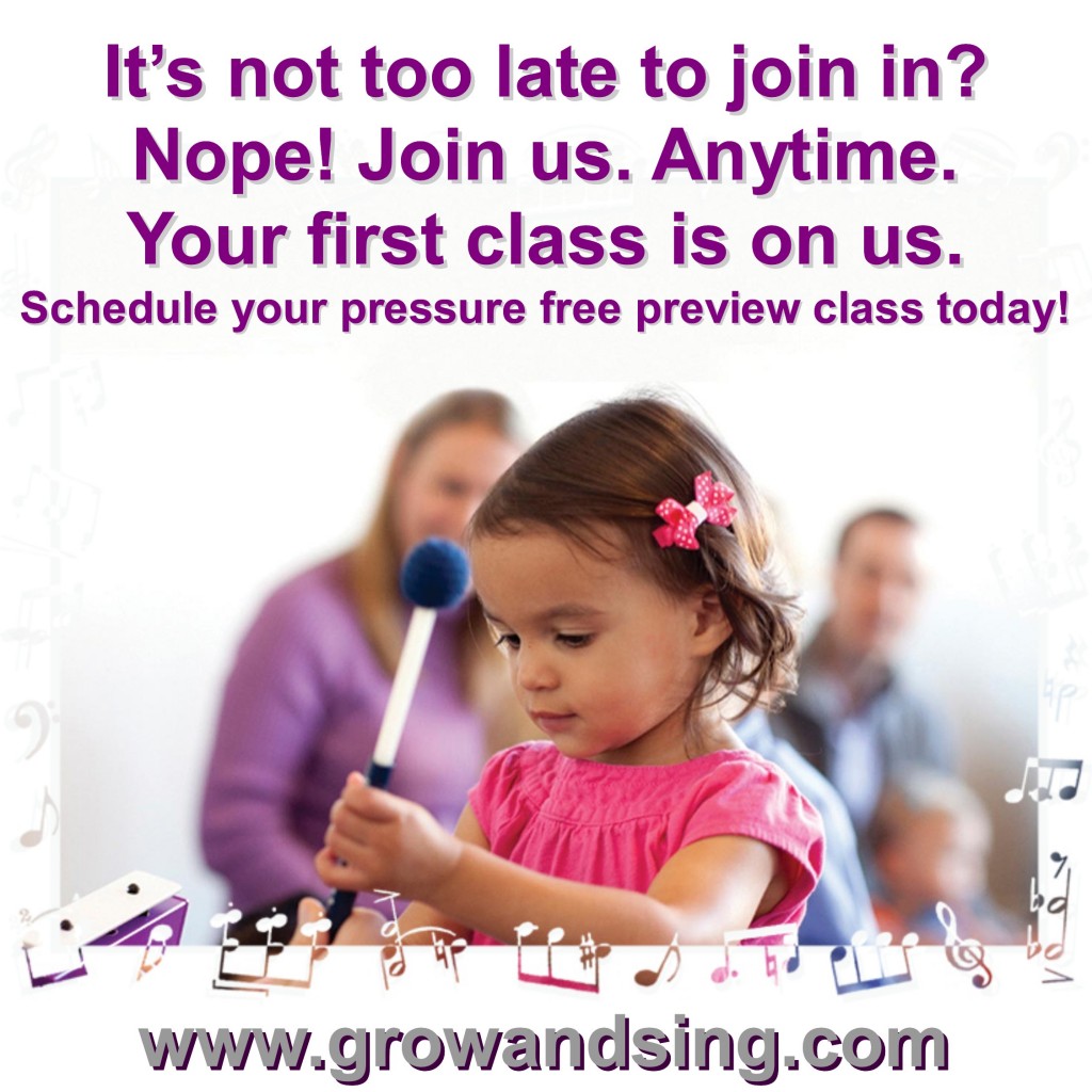 it's not too late to join in? nope! join us. anytime. your first class is on us.