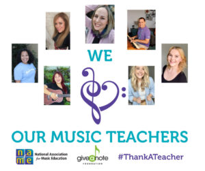 We love our music teachers