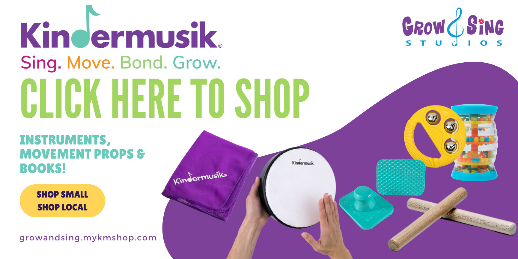 Click Here to Shop Instruments, Movement Props & Books!