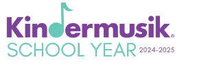 KINDERMUSIK SCHOOL YEAR LOGO 2024 - 2025 AT GROW AND SING STUDIOS