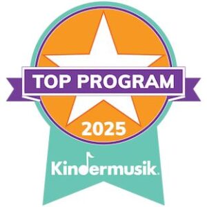 Kindermusik Top Program award for Grow and Sing Studios in Orlando florida